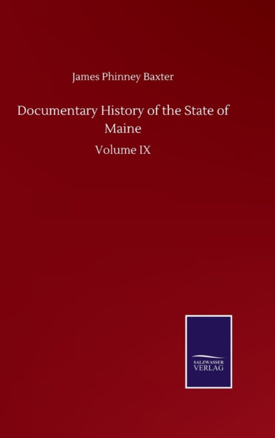 Documentary History Of The State Of Main