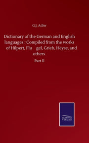 Dictionary Of The German And English Lan