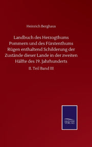 Landbuch Des Herzogthums Pommern Und Des
