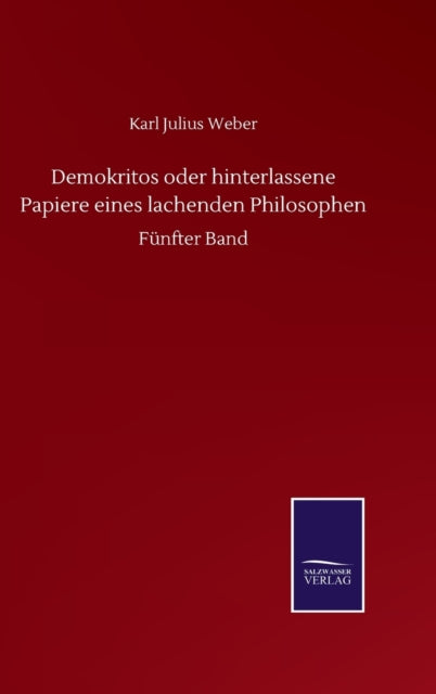 Demokritos Oder Hinterlassene Papiere Ei