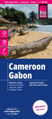 Cameroon Gabon Map 11300000 Scale By Reise Know How