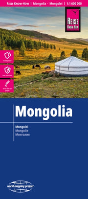 Mongolia Map 11600000 Scale By Reise Know How
