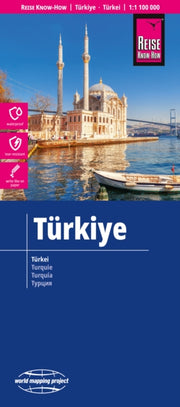 Turkey Map 11100000 Scale By Reise Know How