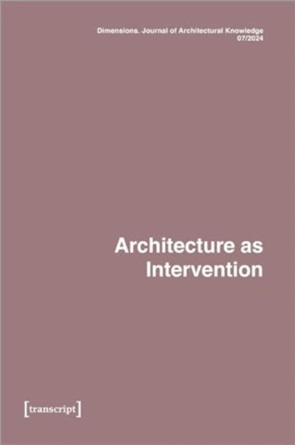 Dimensions Journal Of Architectural Know