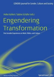 Engendering Transformation By Kahlert, Heike