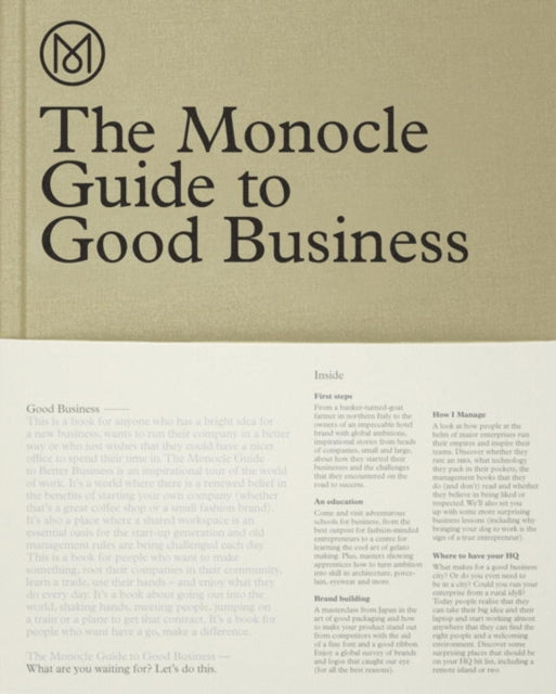 Monocle Guide To Good Business
