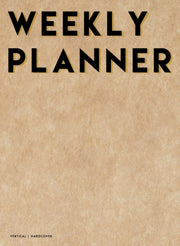 Vertical Weekly Planner 2020-2021: 18 Mo