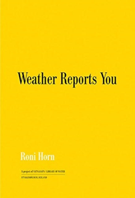 Roni Horn Weather Reports You Revised