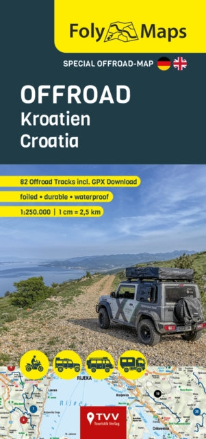 Folymaps Offroad Croatia 1250 000