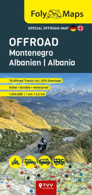 Folymaps Offroad Montenegro & Albania 12 By Schempp, Martin