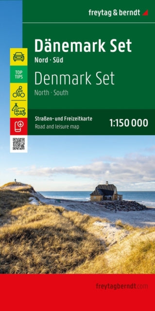 Denmark Road Leisure Map Set By Freytag & Berndt