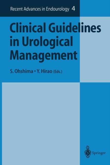 Clinical Guidelines In Urological Manage