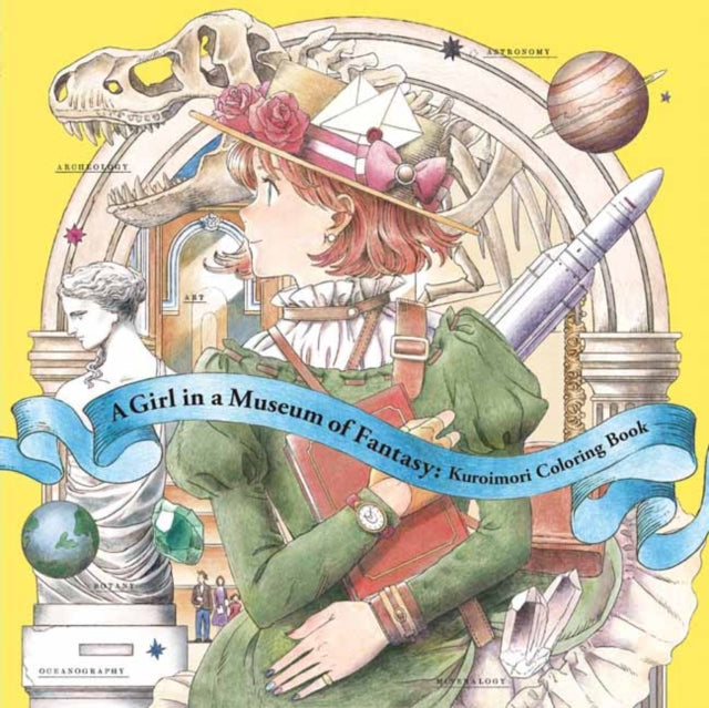 Girl In A Museum Of Fantasy Colouring Bk By Kuroimori,