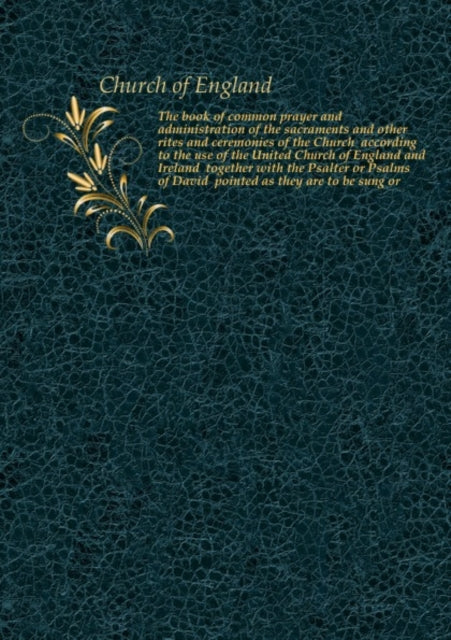 The Book Of Common Prayer