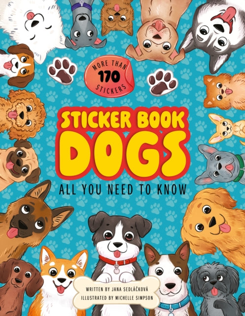Sticker Book Dogs By Sedlackova, Jana