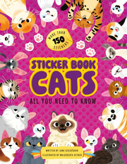 Sticker Book Cats By Sedlackova, Jana