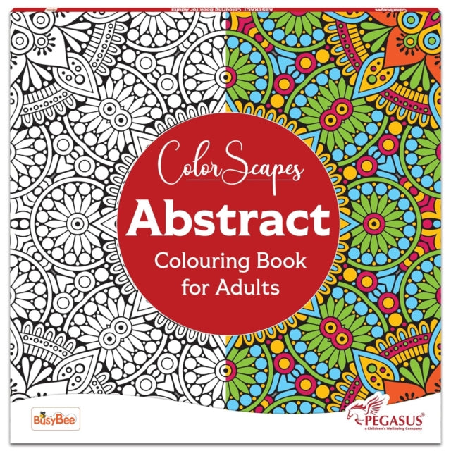 Abstract Colouring Book For Adults By Pegasus