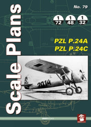 Scale Plans No 79 Pzl P24a Pzl P24c By Mmp Books