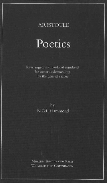 Poetics By Hammond, N