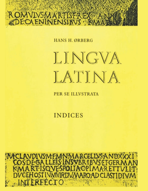 Indices By Hans H.   Rberg