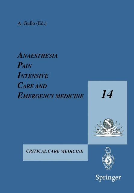 Anesthesia, Pain, Intensive Care And Eme