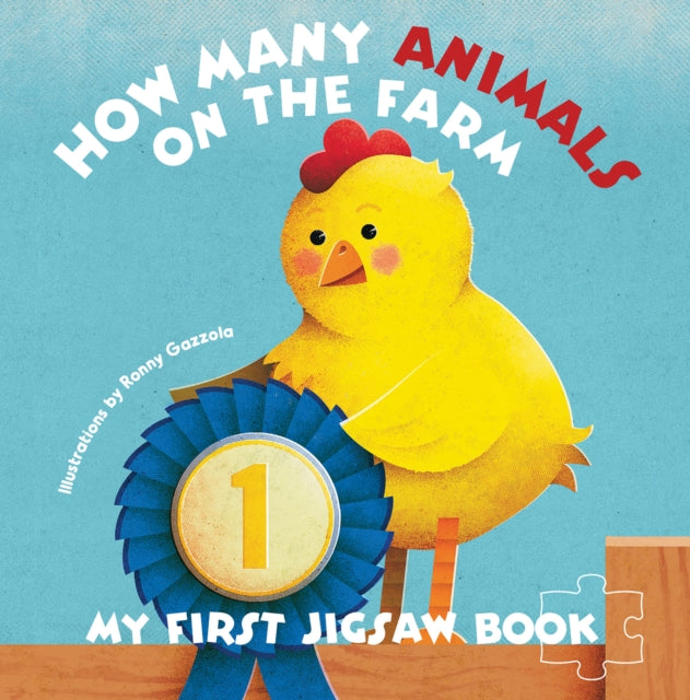 My First Jigsaw Book How Many Animals By Gazzola, Ronny