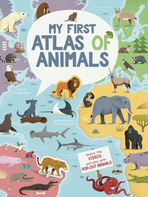 My First Atlas Of Animals By Banfi, Cristina