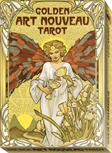 Golden Art Nouveau Tarot Grand Trumps By Massaglia, Giulia