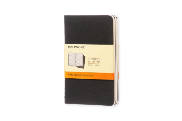 Moleskine Ruled Cashier Black Cover 3set By Moleskine S R L
