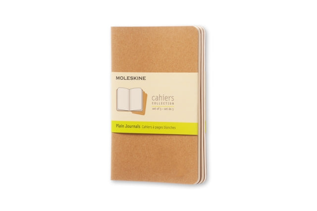 Moleskine Plain Cahier Kraft Cover 3set By <![cdata[]]>
