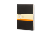 Moleskine Ruled Cahier Xl - Black Covert