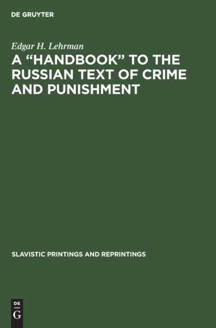 A "handbook" To The Russian Text Of Crim