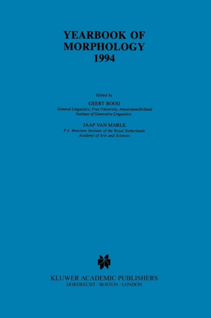 Yearbook Of Morphology 1994