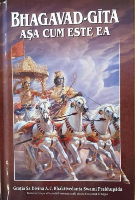Bhagavad Gita Asa Cum Este Ea Romanian L