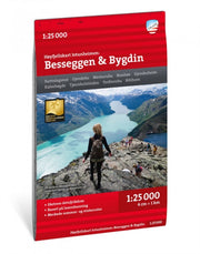 Hoyfjellskart Jotunheimen Besseggen Bygd