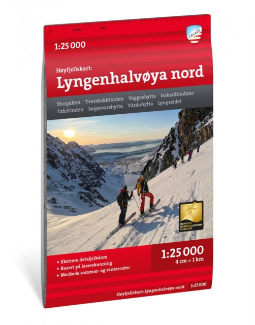 Hoyfjellskart Lyngenhalvoya North 125 00
