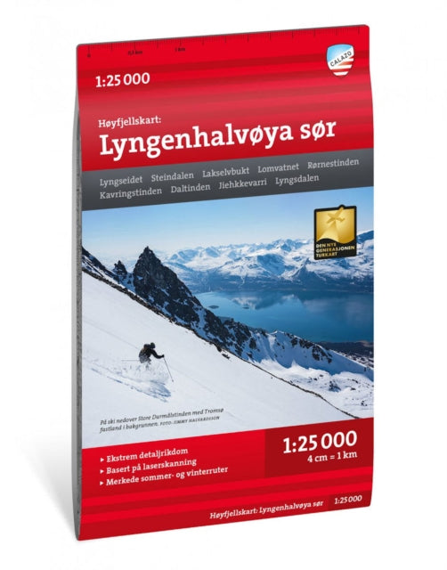 Hoyfjellskart Lyngenhalvoya South 125 00