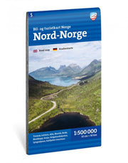 Bil Og Turistkart Nordnorge 1500 000
