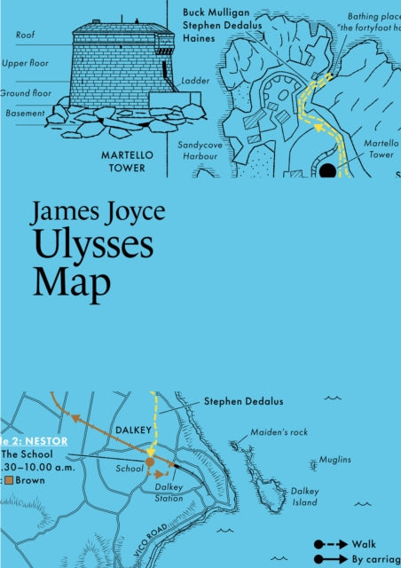 James Joyce Ulysses Map