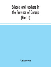Schools And Teachers In The Province Of
