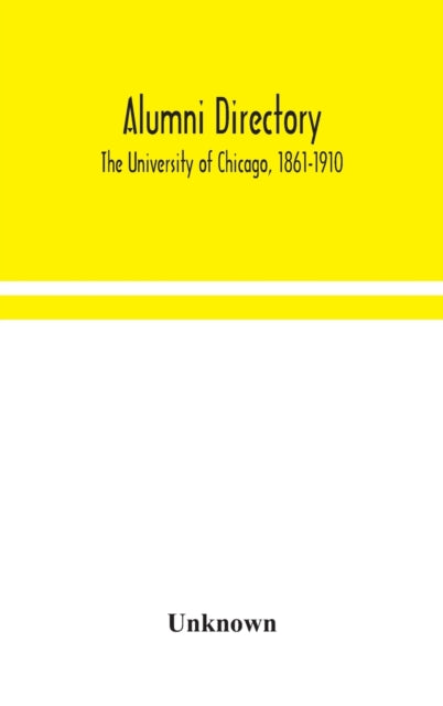 Alumni Directory. The University Of Chic