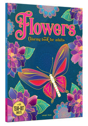 Flowers Colouring Book For Adults