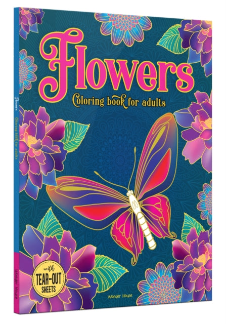 Flowers Colouring Book For Adults