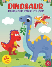 Dinosaur World Reusable Sticker Bookfor By Books, Wonder