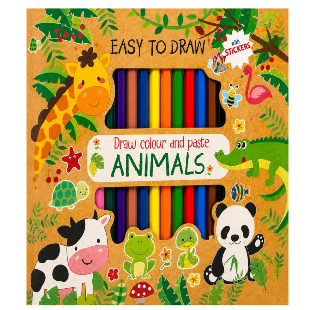 Draw Colour & Paste Animals By Garg, Mamta