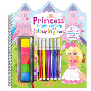 Princess Finger Painting Colouring Fun By Garg, Mamta