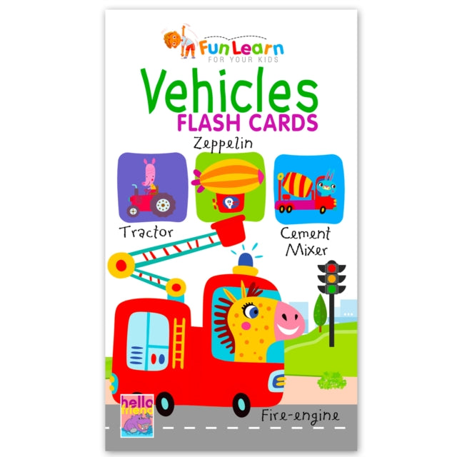 Vehicles 30 Flash Cards Box By Garg, Mamta
