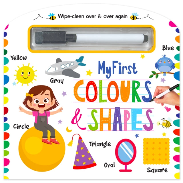 My First Wipe & Clean Board Book Of Colo By Garg, Mamta