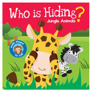 Who Is Hiding Jungle Animals Lift A Flap By Garg, Mamta