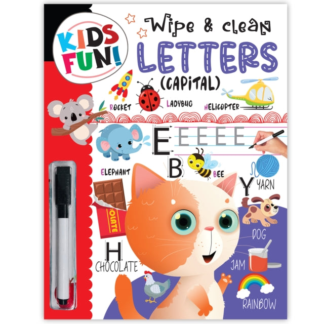 Kids Fun Reusable Wipe & Clean Book Emba By Garg, Mamta